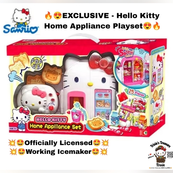 Hello Kitty Other - EXCLUSIVE - Hello Kitty Officially Licensed Home Appliance Playset